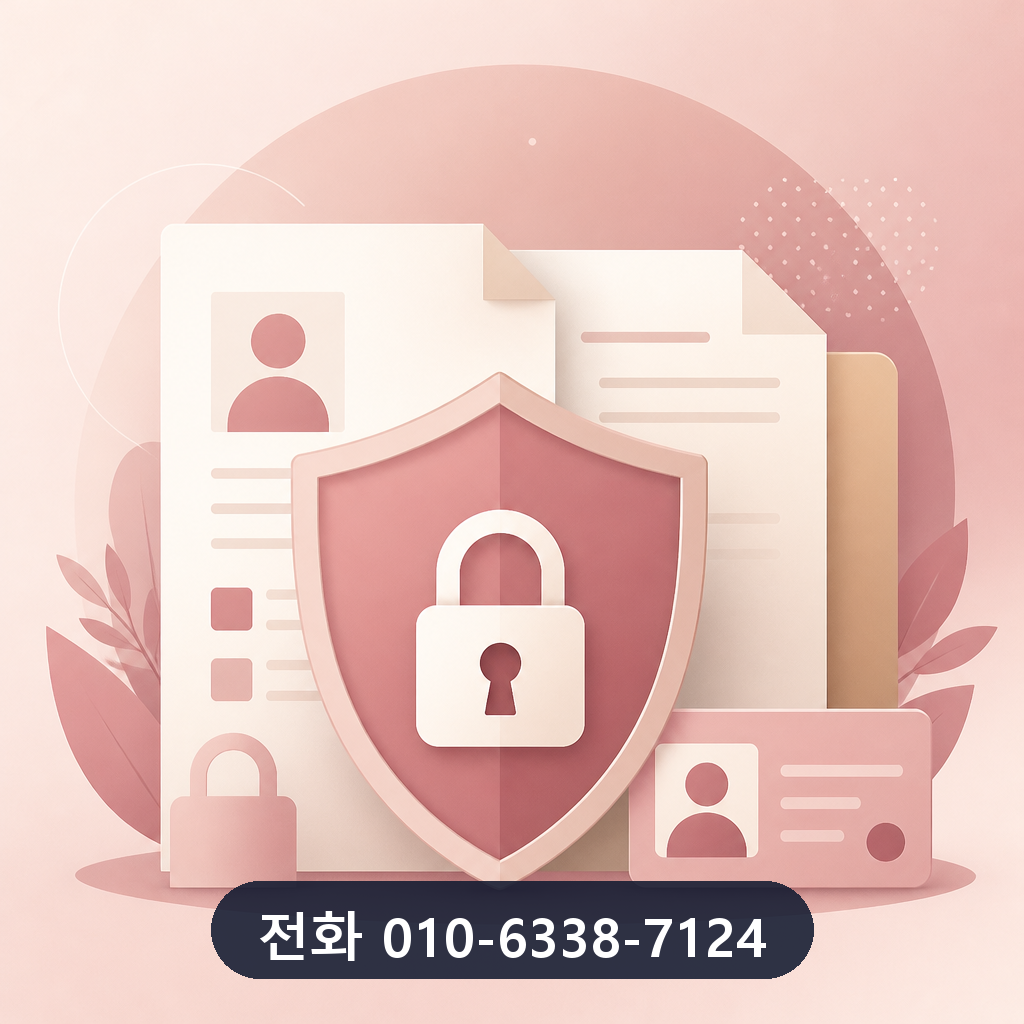 카드 현금 서비스 개인정보 보호 이미지